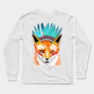 Fox Shaman Long Sleeve T-Shirt